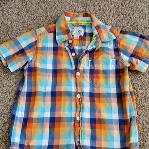 Boys' Multicolored Button Down
